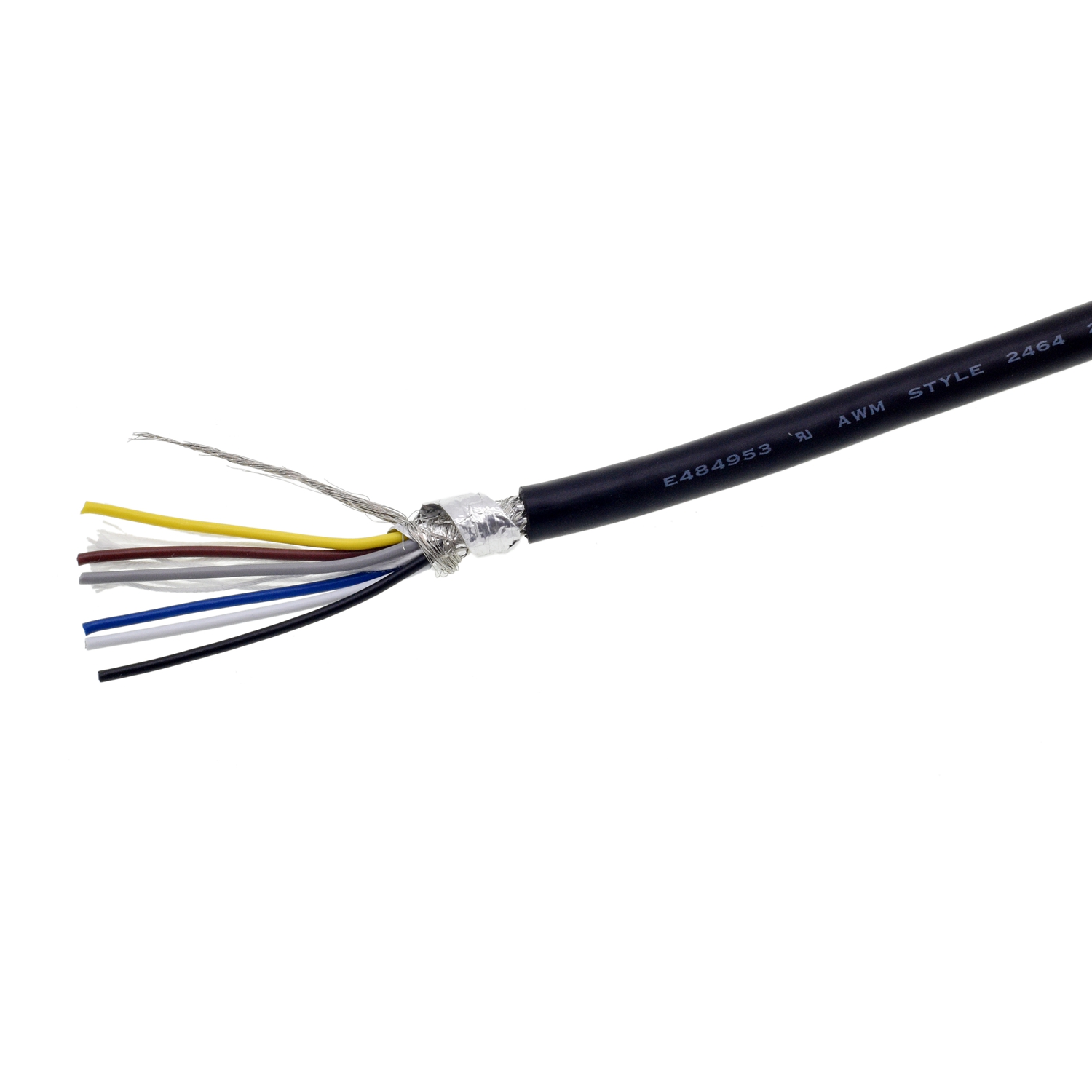 UL2464 80 ℃ 300V PVC Cabo de alimentação AL trançado de cobre blindado