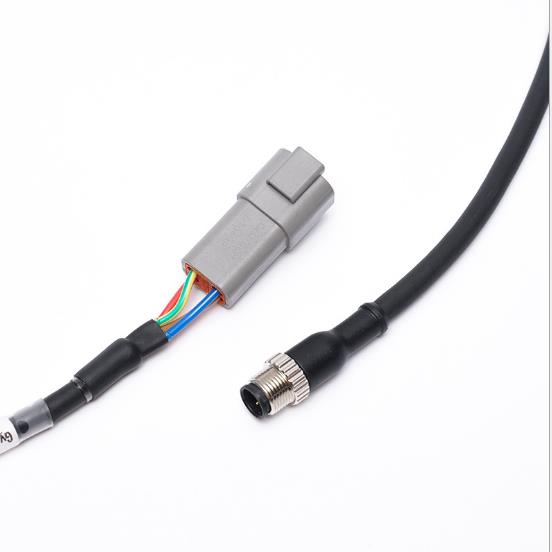 DT M12 Conector à prova d'água para fiação de comunicação