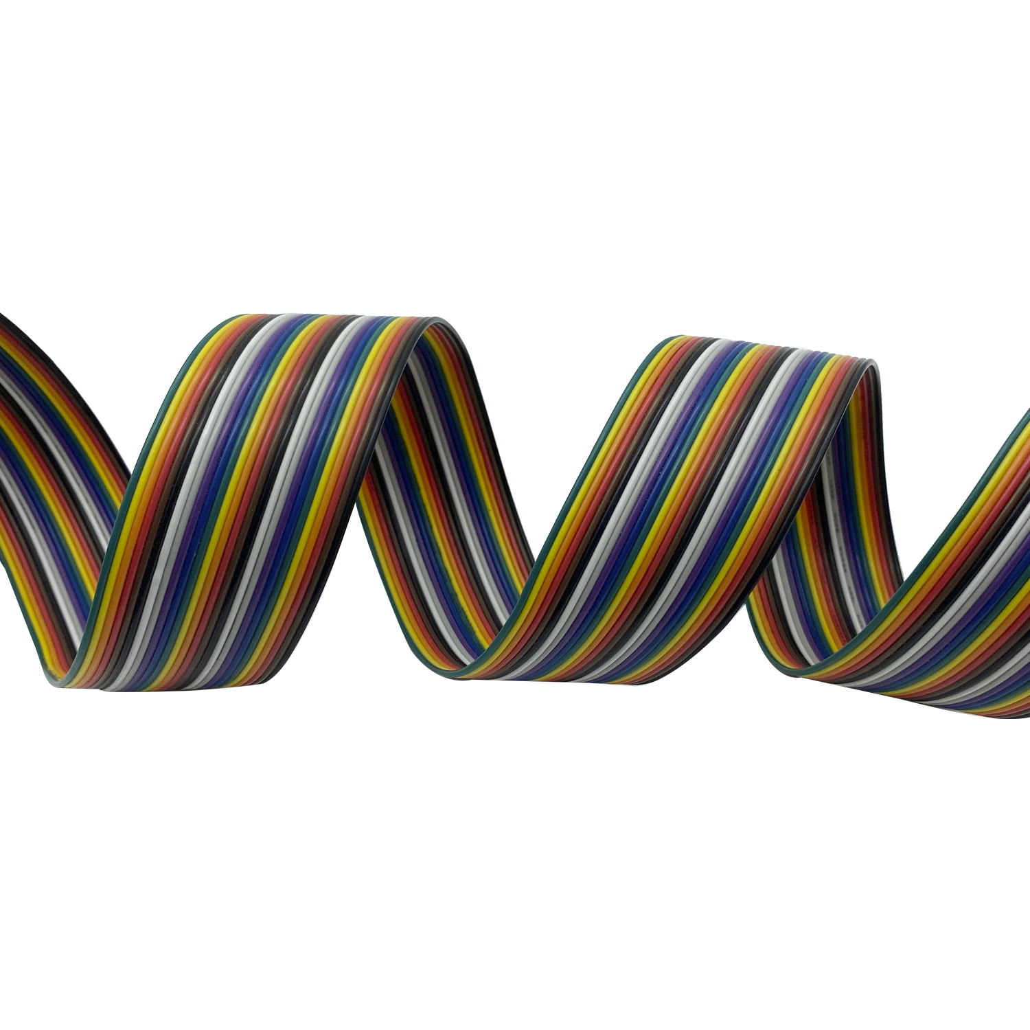 Condutor Flat Cable Multi Color Multiple Core PVC 26AWG 26