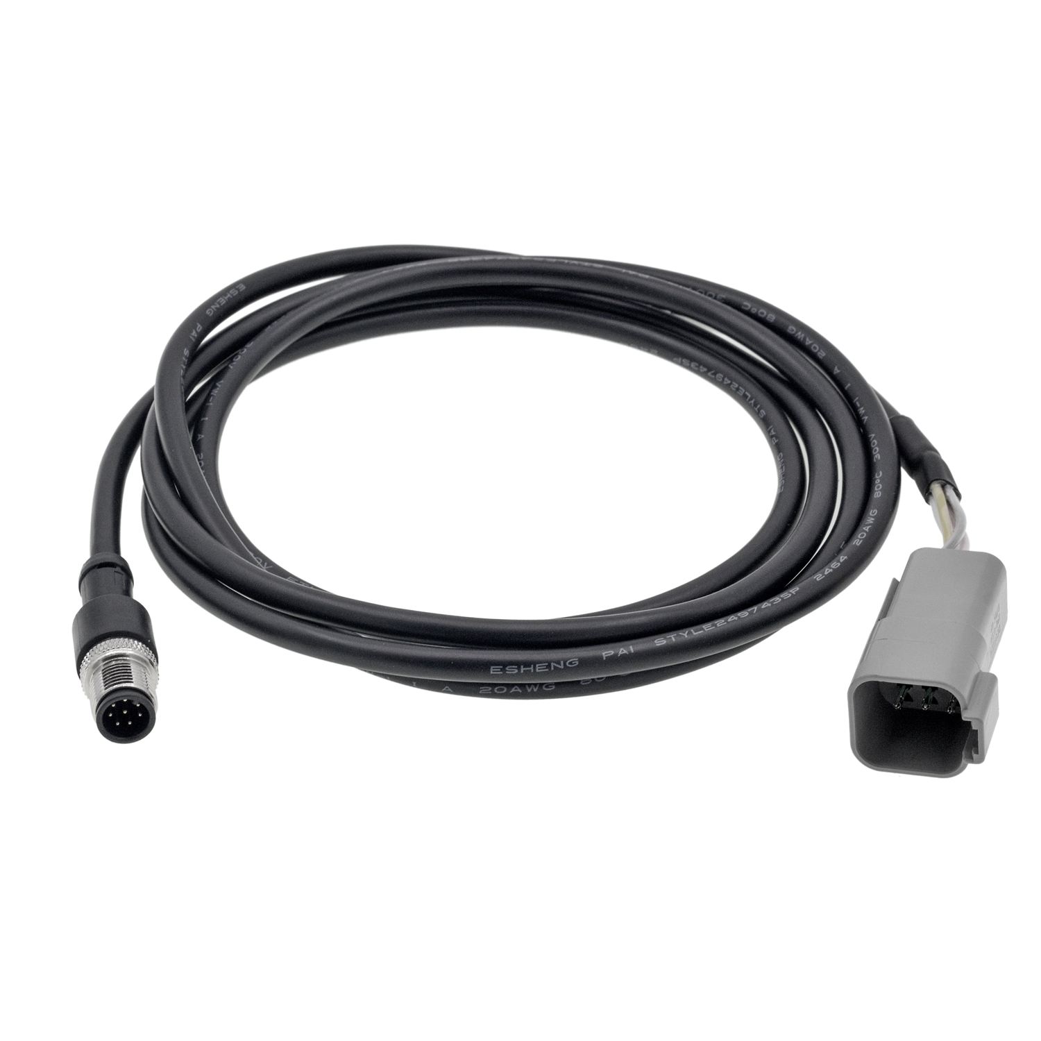 Chicote elétrico de comunicação do conector de PVC de entrega de energia