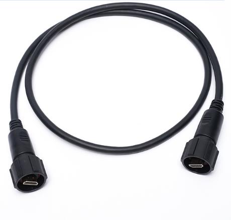 Cabo de ligação de PVC HDMI HDV IP68 Chicote de fiação de comunicação
