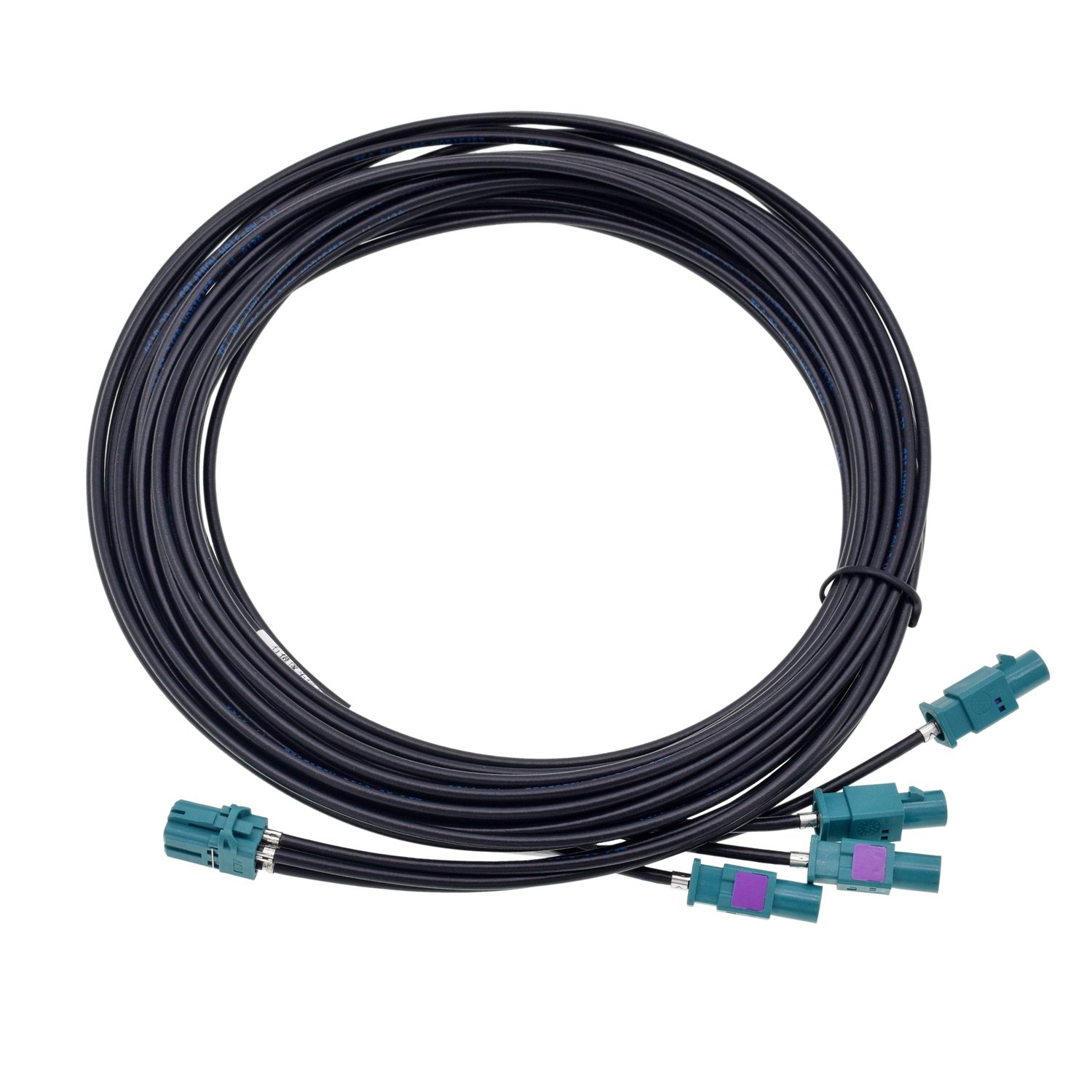 Cabeamento elétrico coaxial automotivo para trailer de plugue de PVC