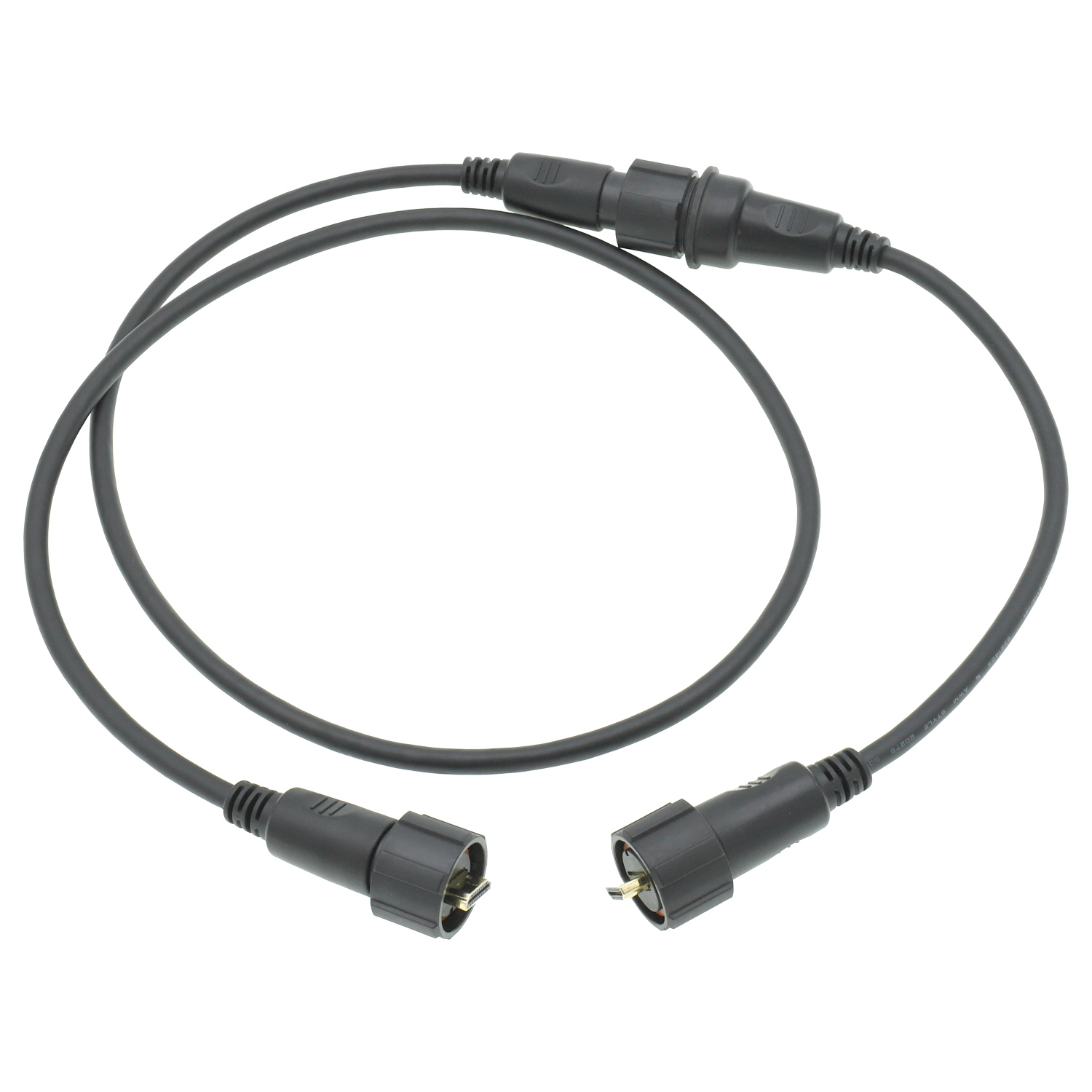 Chicote de fiação de comunicação para TV eletrônica IP68 HDMI personalizada