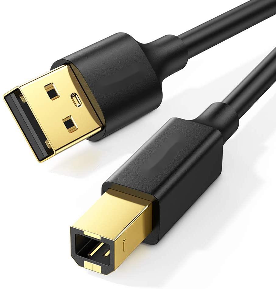 Cabo USB 2.0 Cabo USB Tipo A Macho para B Macho Banhado a Ouro OEM