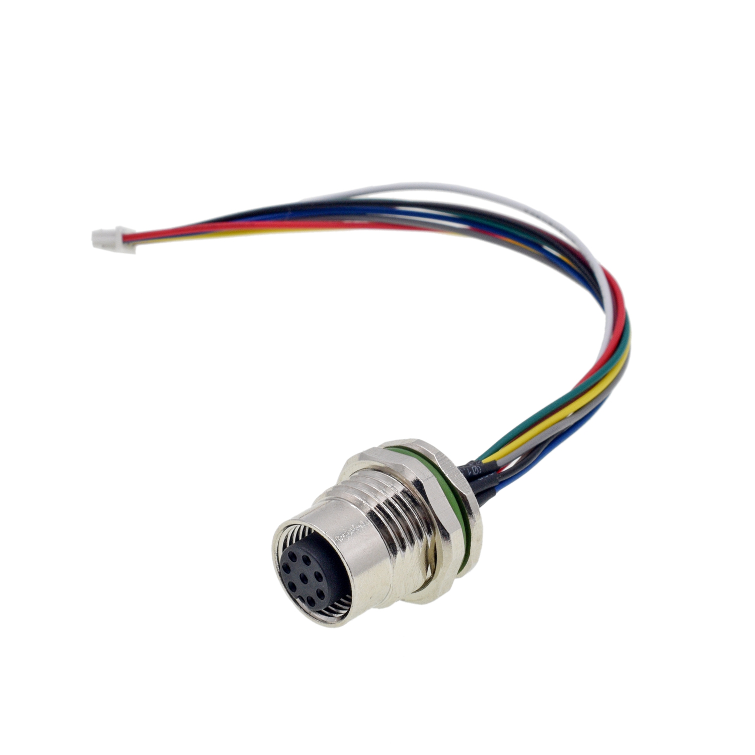 Conjunto de cabo personalizado do conector fêmea do plugue M12