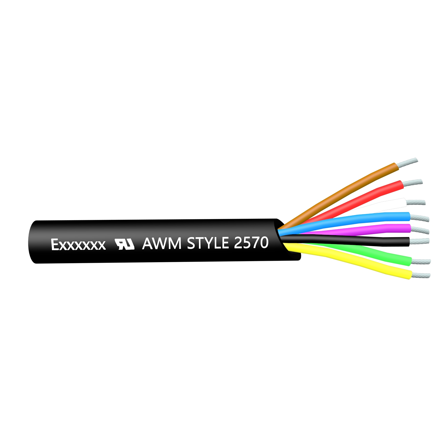 UL AWM 2570 600V Cabo de múltiplos núcleos para fiação do aparelho